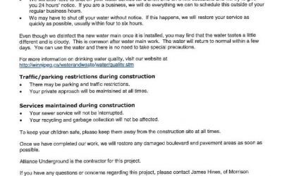 Construction Notice